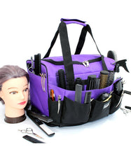 Load image into Gallery viewer, Extra Large Hairdressing Session Kit Bag in Purple