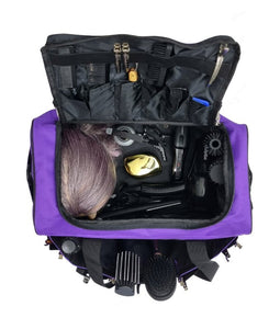 Extra Large Hairdressing Session Kit Bag in Purple