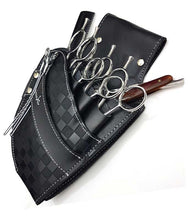 Load image into Gallery viewer, Hairdressing Scissors Pouch in Black Check