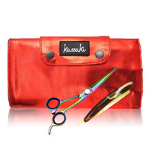 Load image into Gallery viewer, Kassaki Hairdressing Scissor Case for barbers, hairdressers, Dog groomer and hair salons