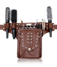 Load image into Gallery viewer, Kassaki Pro Hairdressing Tool Belt Brown Stud - ST04