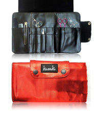 Load image into Gallery viewer, Hairdressing Scissor Case - Tool Roll - Shiny Red