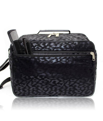 Hairdressing Bag Barber Session Kit Bag in Black Leopard