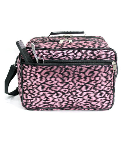 Hairdressing Bag Barber Session Kit Bag in Pink Leopard