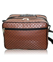 Load image into Gallery viewer, Hairdressing Bag in Brown Check WB