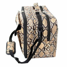 Load image into Gallery viewer, Large Mobile Hairdressing Session Kit Bag -Barber Bag - Brown Snake