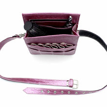 Load image into Gallery viewer, Hairdressing Scissor Holster Tool Belt in Lilac - JZ04