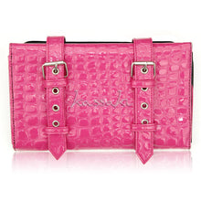 Load image into Gallery viewer, Kassaki Hairdressing Scissor Case - Shear Tool Roll for Barbers-  Pink