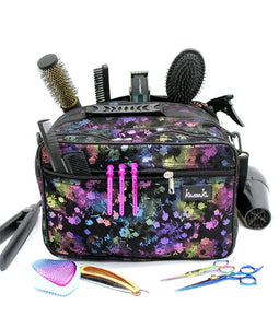 Mobile Hairdressing Bag Barber Bag for the Professionals on the go in beautiful flower print