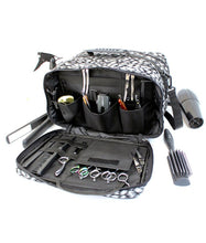 Load image into Gallery viewer, Hairdressing Bag Barber Session Kit Bag in Silver Leopard