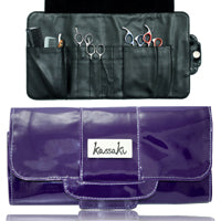 Load image into Gallery viewer, Stylish Hairdressing Scissor Case -Designer Hairdressers Clutch Bag-Purple
