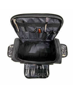 Personalised Hairdressing Barber Bag Custom Mobile Hairdresser Equipment Bag in Black