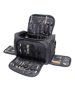 Hairdressing Barber Bag Mobile Hairdresser Equipment Tool Carry Bag in Black