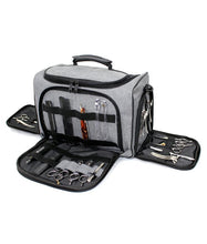 Load image into Gallery viewer, Hairdressing Barber Bag Mobile Hairdresser Equipment Tool Carry Bag in Grey