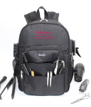 Load image into Gallery viewer, Personalised Hairdressing Bag Barber Backpack Custom Hair Stylists Equipment Bag