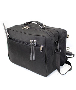 Large Hairdressing Tool Bag for Equipment Carry Case Holdall - Black Flap