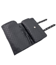Load image into Gallery viewer, Kassaki Hairdressing Scissor Case - Shear Tool Roll for Barbers-  Black Check