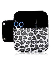 Load image into Gallery viewer, Hairdressing Scissor Holder Case Wallet - White Leopard