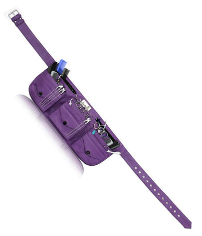 Hairdressing Tool belt Scissor Pouch Tool Bag - Purple