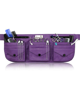 Hairdressing Tool belt Scissor Pouch Tool Bag - Purple