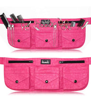 Load image into Gallery viewer, Hairdressing Tool belt Scissor Pouch Tool Bag - Pink