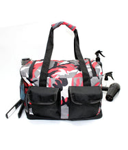 Load image into Gallery viewer, Large Hairdressing Session Kit Bag Barber Bag in Red Camo