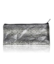 Load image into Gallery viewer, Hairdressing Zip Case - Makeup Beauty Brush Bag - Grey Snake