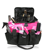Load image into Gallery viewer, Large Hairdressing Session Kit Bag in Pink Camo