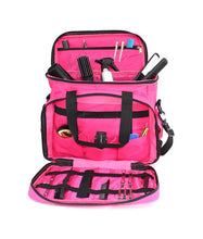 Load image into Gallery viewer, Extra Large Hairdressing Bag in Pink - Mobile Hairdressers Equipment Tool Carry Kit Bag