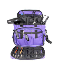 Load image into Gallery viewer, Extra Large Hairdressing Tool Kit Bag in Purple