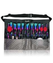 Load image into Gallery viewer, Professional Makeup Artist Brush Belt Bag in Grey - MK05