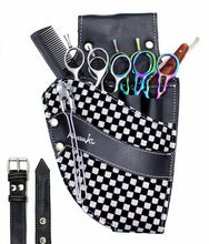 Load image into Gallery viewer, Hairdressing Scissors Pouch in Silver Sparkle Square