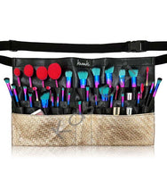 Load image into Gallery viewer, Professional Makeup Artist Brush Belt Bag in Gold - MK01