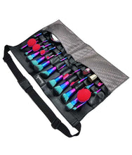 Load image into Gallery viewer, Professional Makeup Artist Brush Belt Bag in Grey - MK05