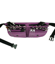 Load image into Gallery viewer, Kassaki Hairdressing Shears Tool belt Bag in Purple - MCL01