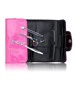 Stylish Hairdressing Scissor Case in Shiny Pink