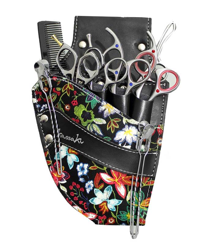 Hairdressing Scissors Pouch Daisy