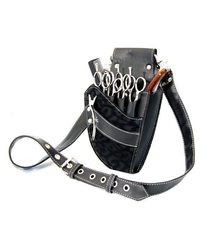 Hairdressing Scissors Pouch - Black Leopard – Kassaki Hair & Beauty