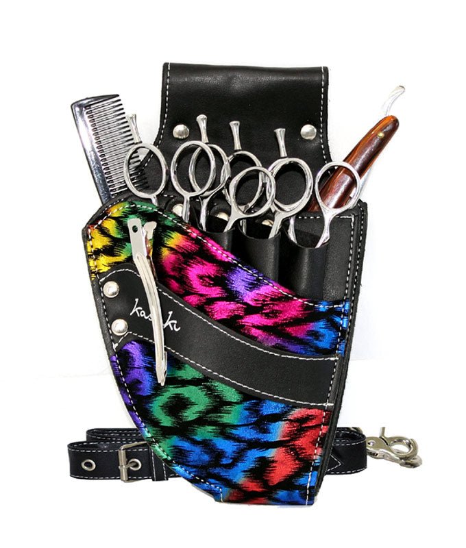 Hairdressing Scissors Pouch - Rainbow