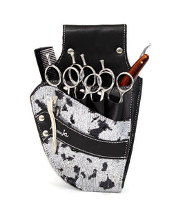 Hairdressing Scissors Pouch - Silver Paint