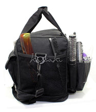 Load image into Gallery viewer, Large Hairdressing Session Kit Bag Barber Bag in Black