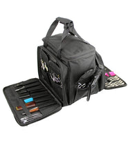 Load image into Gallery viewer, Extra large Hairdressing barber session kit bag in black