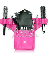 Load image into Gallery viewer, Kassaki Pro Hairdressing Tool Belt Pink Stud