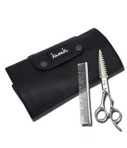 Kassaki Hairdressing Scissor Case - Tool Roll - Black