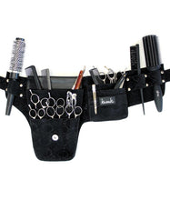 Load image into Gallery viewer, Kassaki Hairdressing Scissors Tool Belt - Black Snake