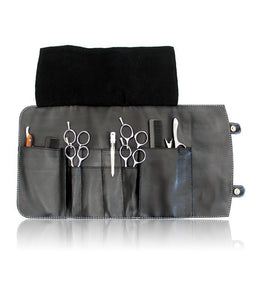 Personalised Hairdressing Scissors Case Tool Roll - Black