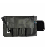 Load image into Gallery viewer, Hairdressing Scissor Case - Shear Tool Roll -  Black Leopard