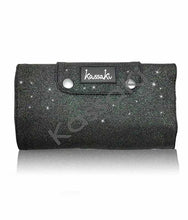 Load image into Gallery viewer, Hairdressing Scissor Case - Tool Roll - Black Sparkle TR02