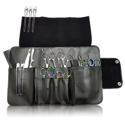 Hairdressing Scissor Case - Shear Tool Roll -  Pink Zebra