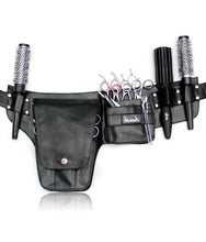 Load image into Gallery viewer, Hairdressing Scissors Tool belt Bag in Black